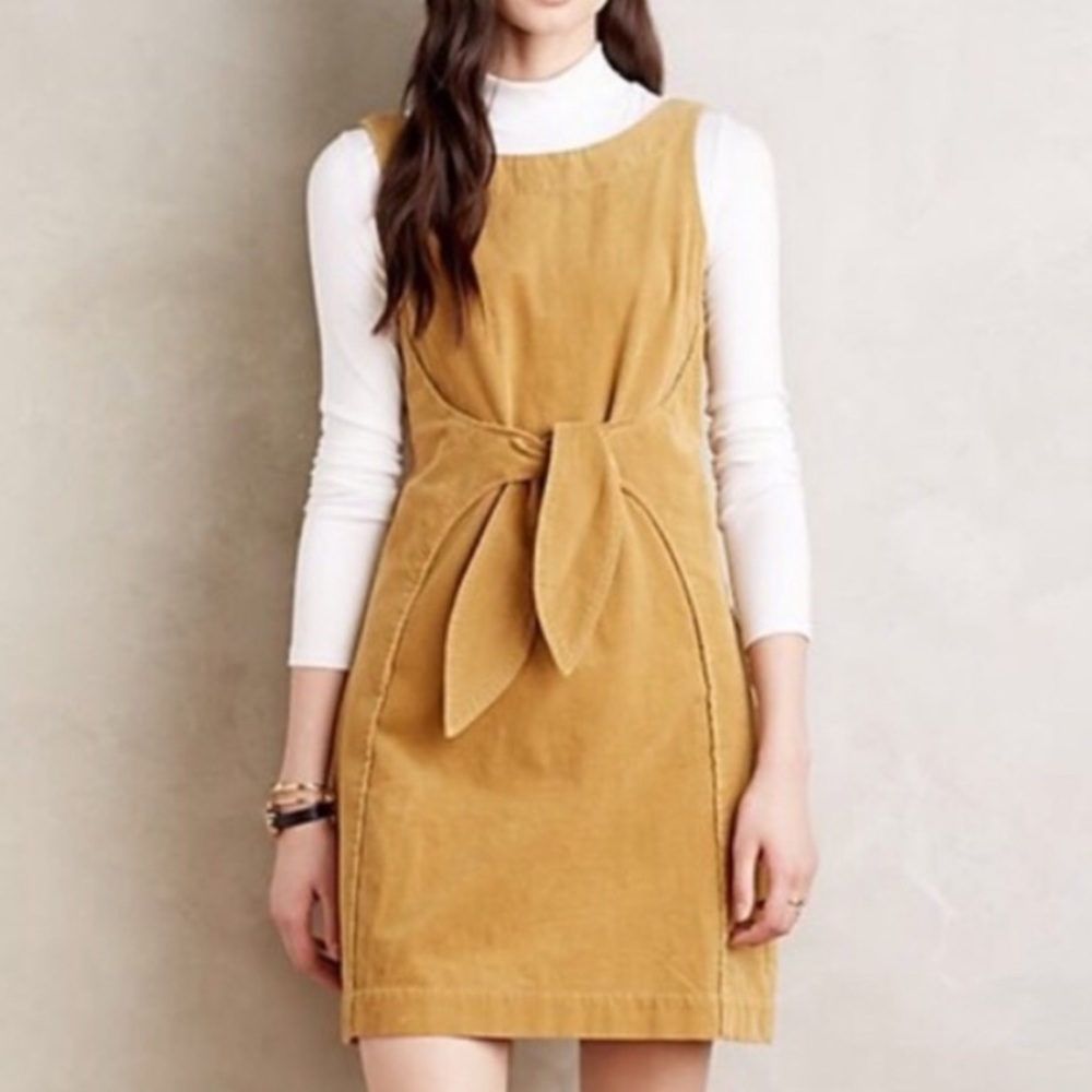 NWT Anthropologie Holding Horses Corduroy Dress - Picture 9 of 10